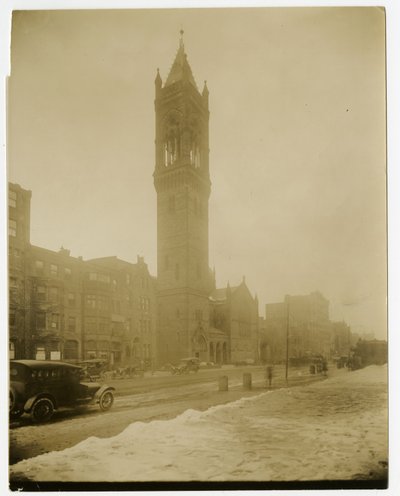 Old South Church, Boston, Mass, USA, ok. 1902-10 (fotografia żelatynowa srebrna) autorstwa Jessie Tarbox Beals