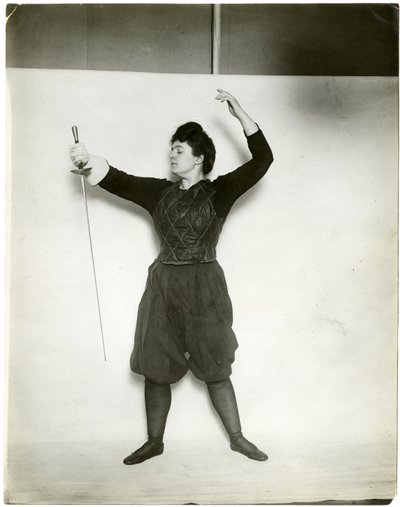 Stary model, ok. 1905-18 (zdjęcie żelatynowo-srebrowe) autorstwa Jessie Tarbox Beals