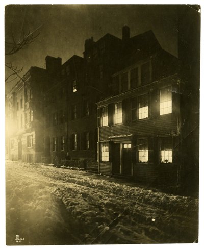 Pinckney Street, Boston, Mass, USA, ok. 1902-10 (zdjęcie żelatynowo-srebrowe) autorstwa Jessie Tarbox Beals