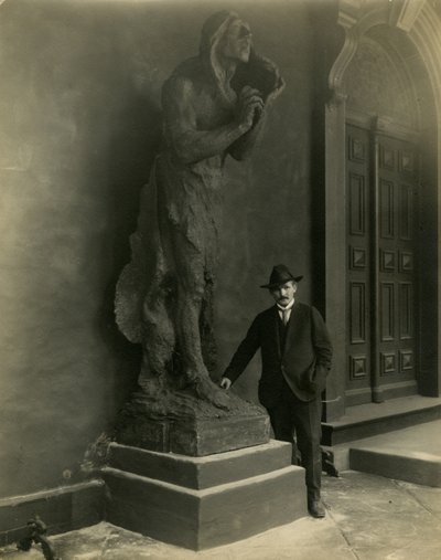 Solon Borglum, ok.1904-22 (zdjęcie żelatynowo-srebrowe) autorstwa Jessie Tarbox Beals