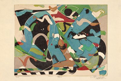 Fortepian, 2018 (drzeworyt) autorstwa Jim Monson