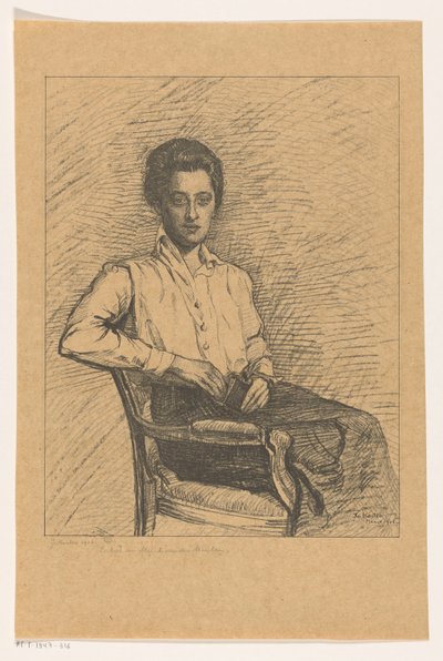 Portret B. van der Meulena autorstwa Jo Koster