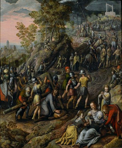 Chrystus niosący krzyż autorstwa Joachim Beuckelaer