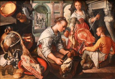 Chrystus w domu Marty i Marii Chrystus w domu Marty i Marii autorstwa Joachim Beuckelaer