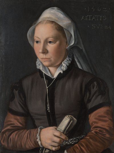 Portret młodej kobiety autorstwa Joachim Beuckelaer