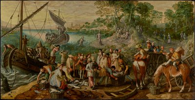 Cudowny połów ryb autorstwa Joachim Beuckelaer