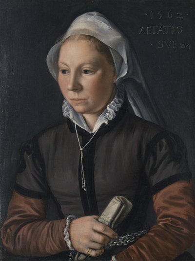 Portret młodej kobiety, 1562 autorstwa Joachim Beuckelaer