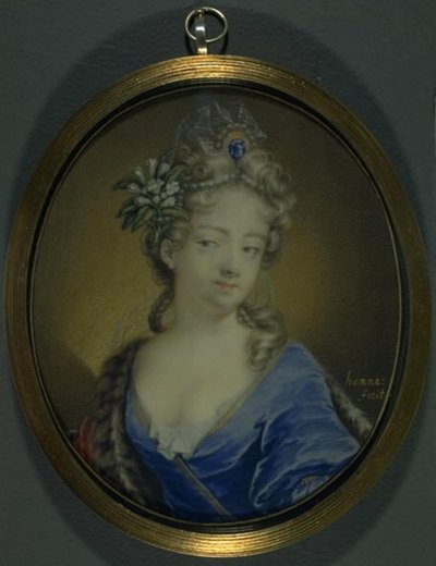 Portret hrabiny Marty Creutz z domu Banér autorstwa Joachim Henne