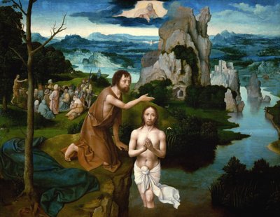 Chrzest Chrystusa autorstwa Joachim Patinir