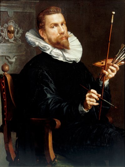 Autoportret, 1601 autorstwa Joachim Wtewael or Utewael
