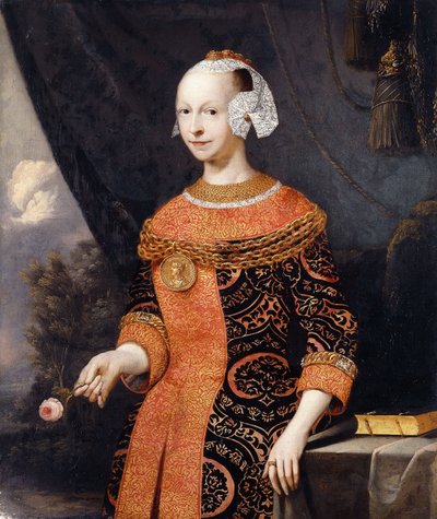 Portret damy, zidentyfikowanej jako Anna, markiza de Basville, autorstwa Joachim or Luhne Luhn