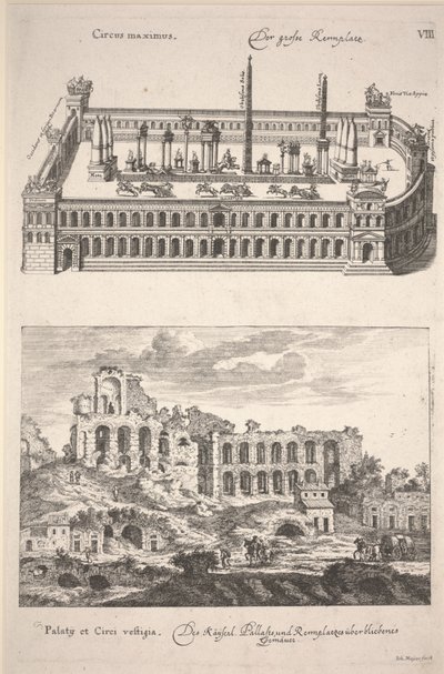 Ilustracja z „Des Alten und Neuen Roms Grosser Schau-Platz” autorstwa Joachima von Sandrarta autorstwa Joachim von Sandrart