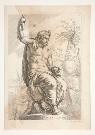 Jupiter Olympius, z Sculpturae Vetis Admirata autorstwa Joachim von Sandrart