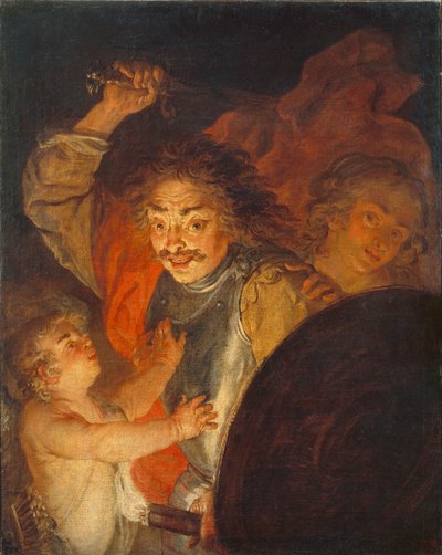 Mars, Wenus i Alegoria Gniewu Kupidyna, ok. 1630 r autorstwa Joachim von Sandrart