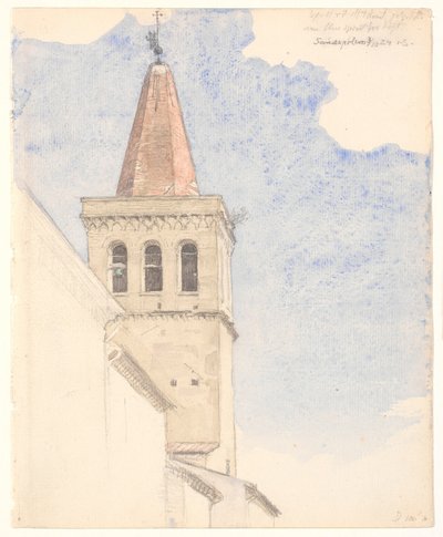 Dzwonnica w Sansepolcro autorstwa Joakim Frederik Skovgaard