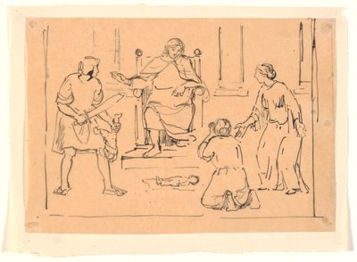 wyrok Salomona autorstwa Joakim Frederik Skovgaard