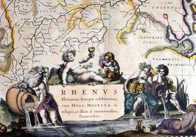 Alegoria Renu - w "Atlas Novus" autorstwa Joan Blaeu