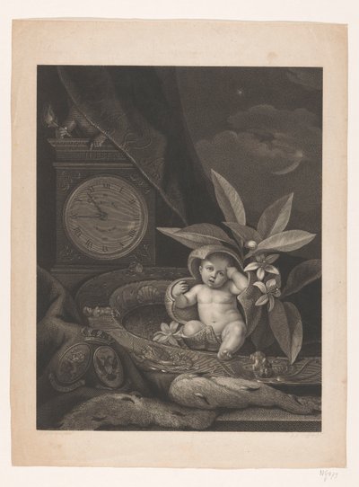 Narodziny przyszłego króla Wilhelma III, 1817 autorstwa Joannes Josephus Wolff