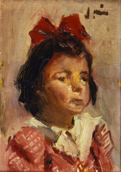 Portret dziewczyny autorstwa Joaquim Mir i Trinxet