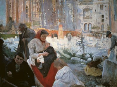 „Katedra ubogich”, obraz Joaquima i Trinxeta autorstwa Joaquin Mir Trinxet