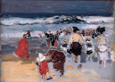 Plaża w Biarritz, 1906 autorstwa Joaquín Sorolla