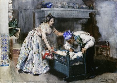 Uważaj, aby go nie obudzić; Cuidado, No le Despiertes, autorstwa Joaquín Sorolla