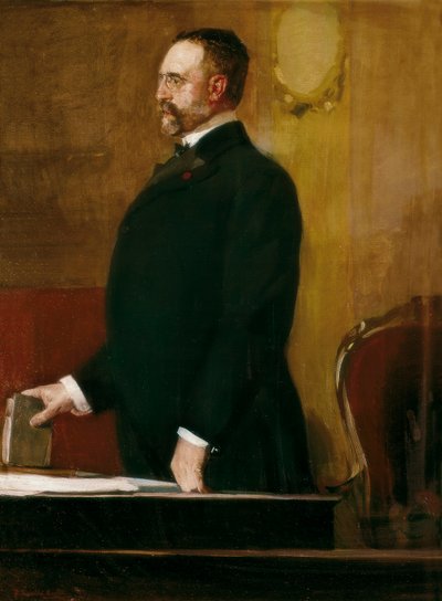 Portret Don Jose Canalejas Mendez (1854-1912) autorstwa Joaquín Sorolla