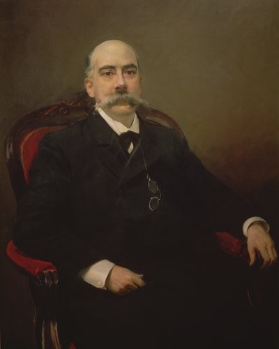 Portret Emilio Castelar y Ripoll, hiszpańskiego męża stanu, mówcy i pisarza autorstwa Joaquin Sorolla y Bastida