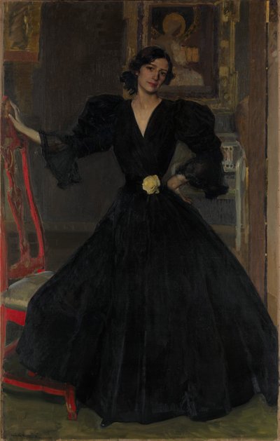 Sorolla w czerni autorstwa Joaquín Sorolla