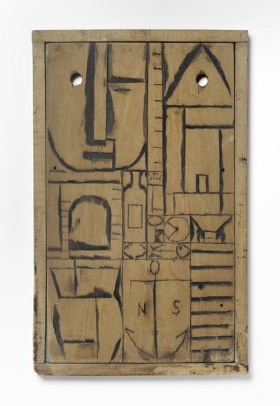 Konstruktywny z naciętym rysunkiem autorstwa Joaquin Torres-Garcia