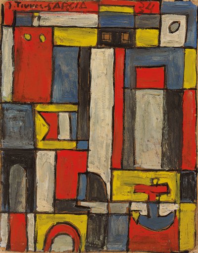 Budowa statku; Navio constructivo autorstwa Joaquin Torres-Garcia