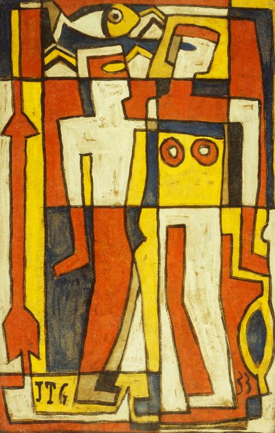 Dwie postacie autorstwa Joaquin Torres-Garcia