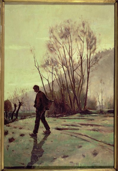 Chłop-rolnik autorstwa Joaquin Vayreda