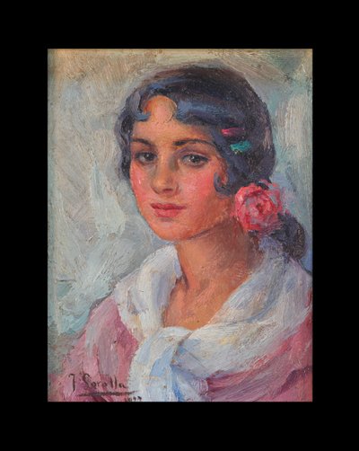 Portret kobiety autorstwa Joaquín Sorolla