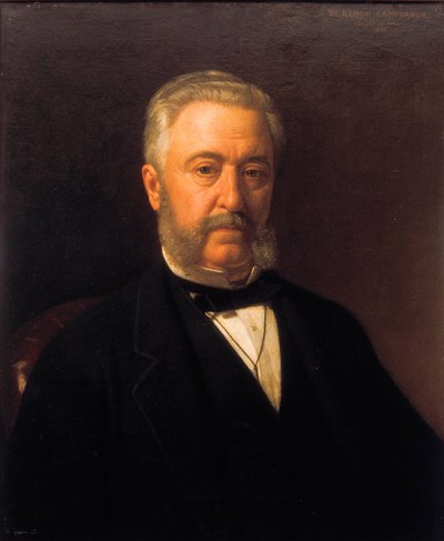 Portret Ramona Campoamora (1817-1901), poety romantycznego. Obraz Joaquina Espaltera y Rulla (1809-1880). Anny 1870. Ateneum w Madrycie. autorstwa Joaquín Espalter y Rull