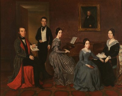 Rodzina Jorge Flaquer autorstwa Joaquín Espalter y Rull