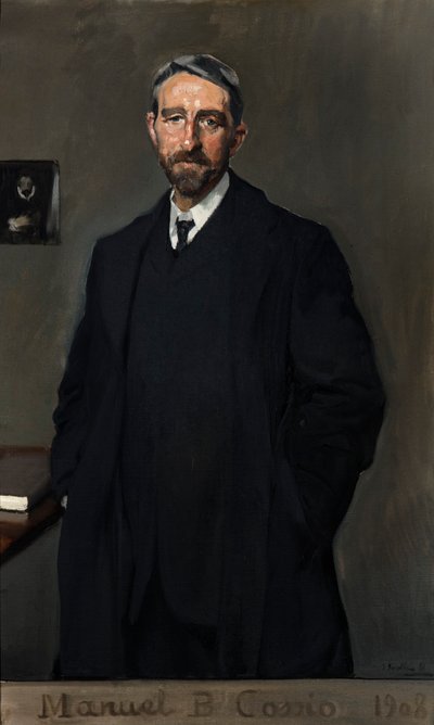 hiszpański: Manuel Bartolomé Cossío Manuel Bartolomé Cossío autorstwa Joaquín Sorolla