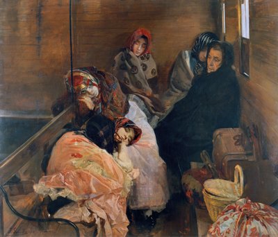 Handel białymi niewolnikami autorstwa Joaquín Sorolla