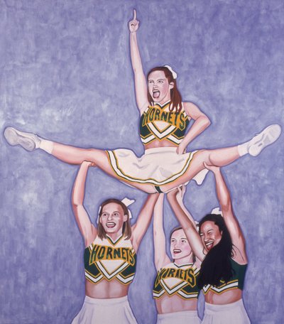 Lets go Hornets #1 Yeah!, 2002 (olej i akryl na płótnie) autorstwa Joe Heaps Nelson
