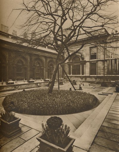 Inspiracja architektoniczna: Sąd ogrodowy w Banku Anglii, c1935. autorstwa Joel