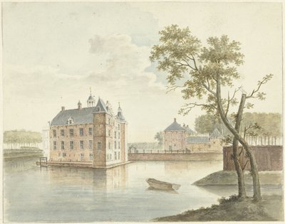Widok na nieznany zamek autorstwa Johan Antonie Kaldenbach