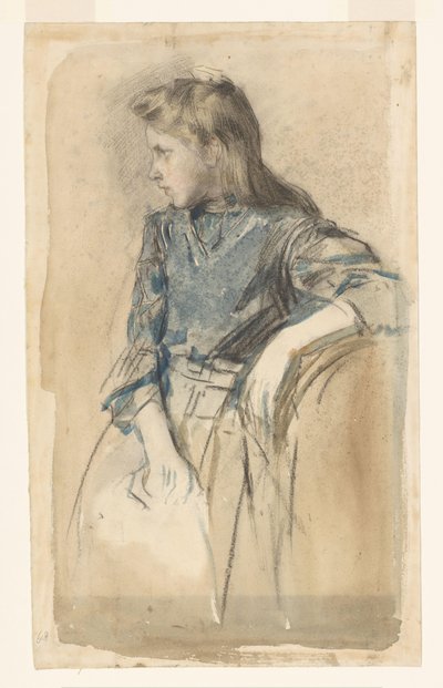 Blondynka autorstwa Johan Antonie de Jonge
