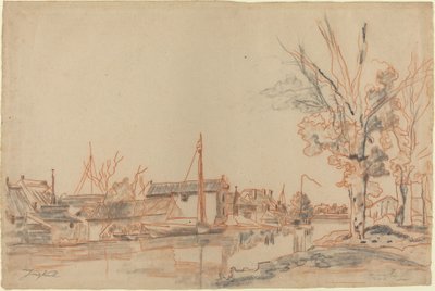 Granice kanałów autorstwa Johan Barthold Jongkind
