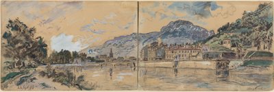 Grenoble autorstwa Johan Barthold Jongkind
