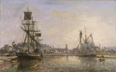 Honfleur, 1865. autorstwa Johan Barthold Jongkind
