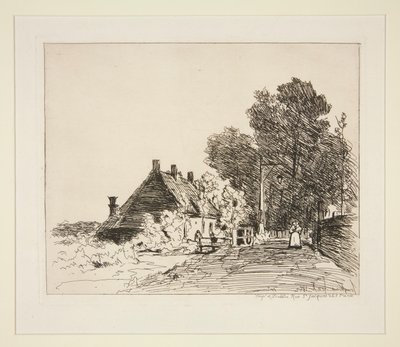 La Nourrice (Pielęgniarka) autorstwa Johan Barthold Jongkind