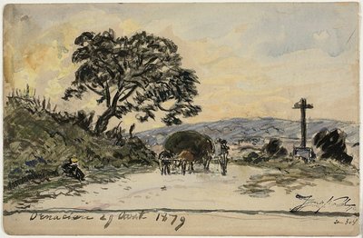 Ornacieux (recto i verso) autorstwa Johan Barthold Jongkind