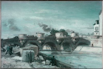 Paryż, Pont Neuf autorstwa Johan Barthold Jongkind