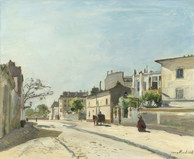 Rue Nôtre-Dame, Paryż. 1866 autorstwa Johan Barthold Jongkind