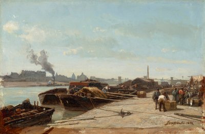 Sekwany autorstwa Johan Barthold Jongkind